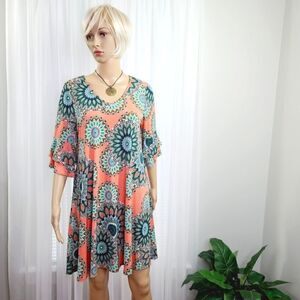 Honeyme Aztec Pattern Dress Medium